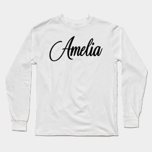 Name Of Amelia Long Sleeve T-Shirt